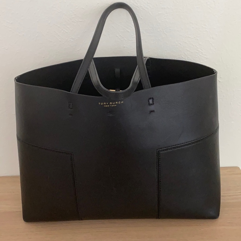 Black Tory Burch Leather Tote